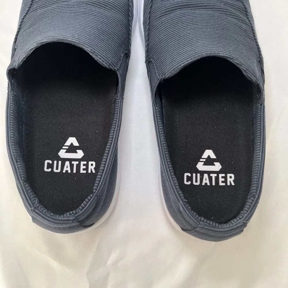 Cuater Men's By Travis Matthew Size 9 Stripe Canvas Slip On Casual Loafers Shoes